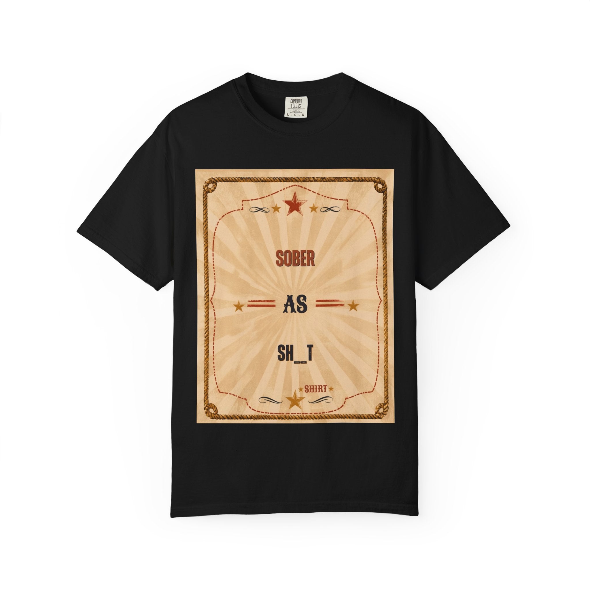 Sober As Sh_t Vintage Poster T-Shirt