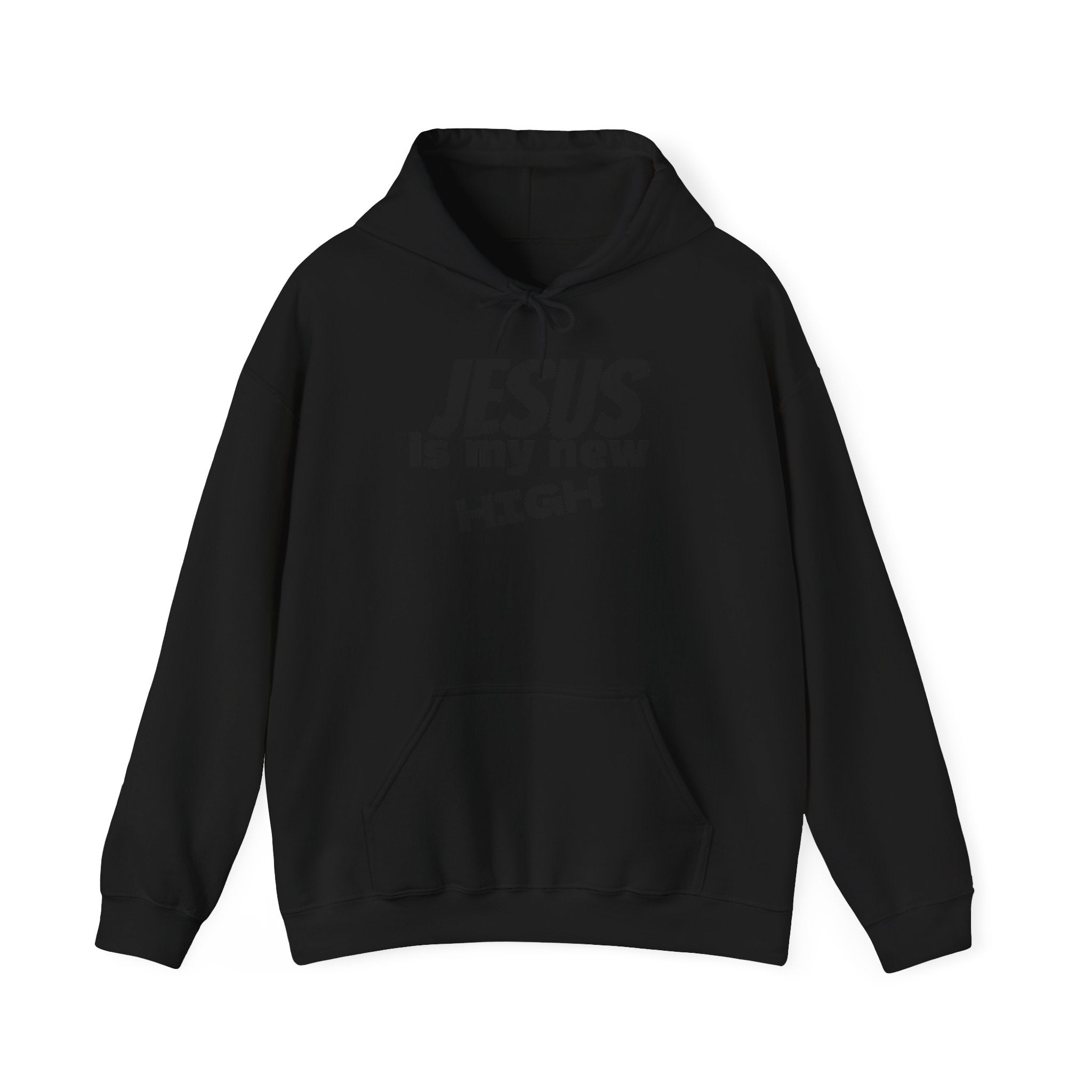 Jesus Is My New High Hoodie | Christian Faith Pullover | Sober Gear