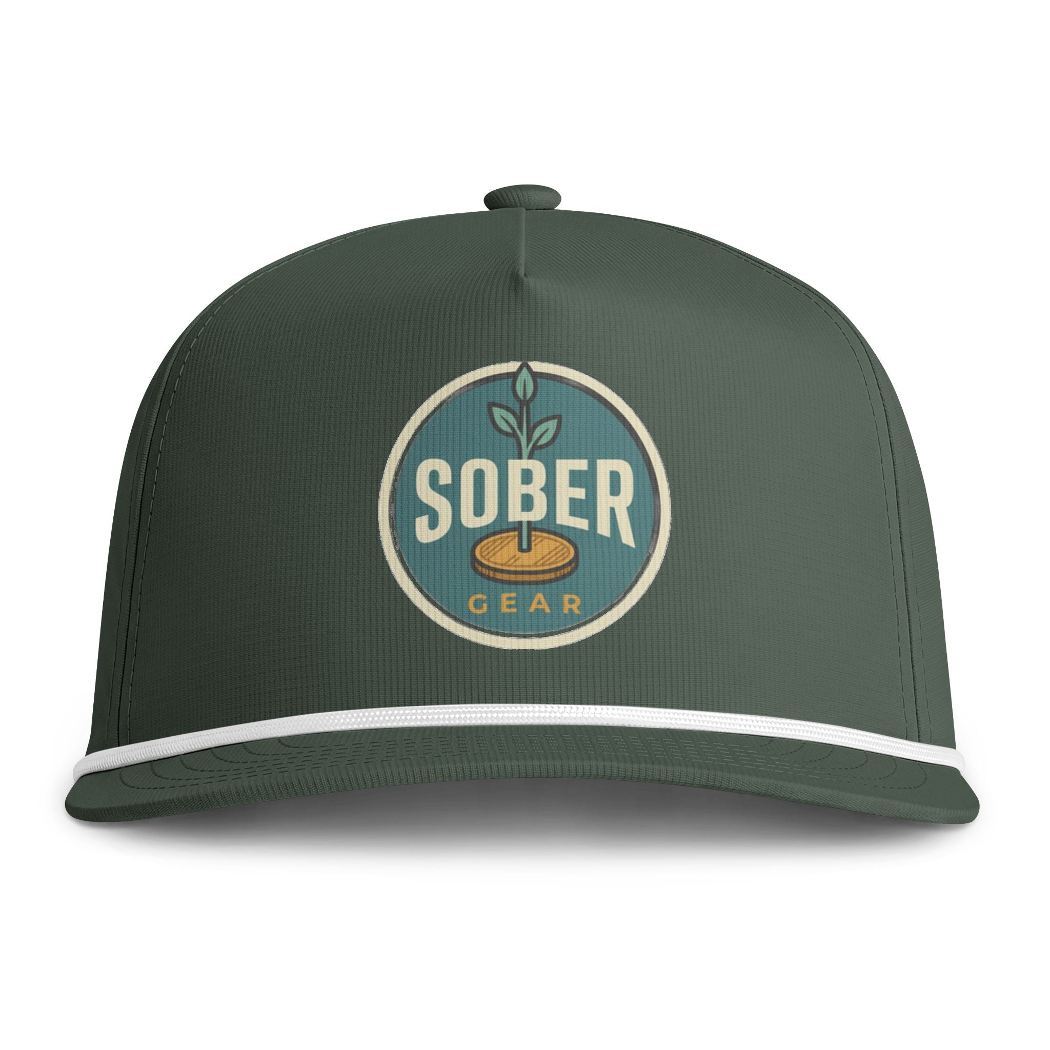 Sober Gear Rope Cap — Retro Patch Snapback